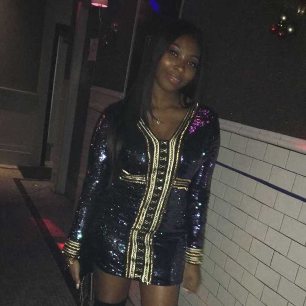 Sequenced bodycon dress